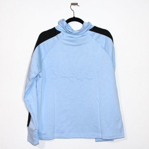 Adidas Logo Tape Funnel Neck Fleece Crop XLarge NWT - Picture 3 of 3